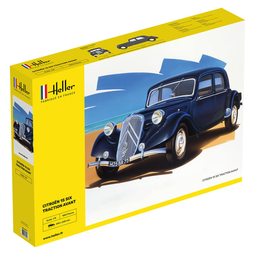 Heller 80799 Citroen 15 Six Traction Avant 1:8 Model Kit