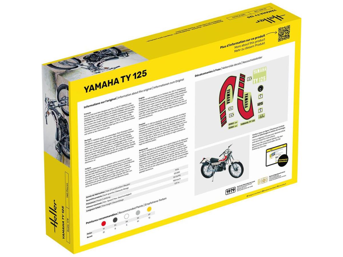Heller 80902 Yamaha TY 125 1:8 Model Kit