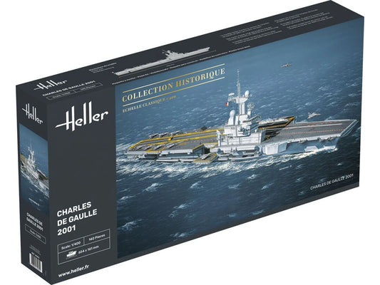 Heller 81072 French Warship Charles de Gaulle 2001 1:400 Model Kit