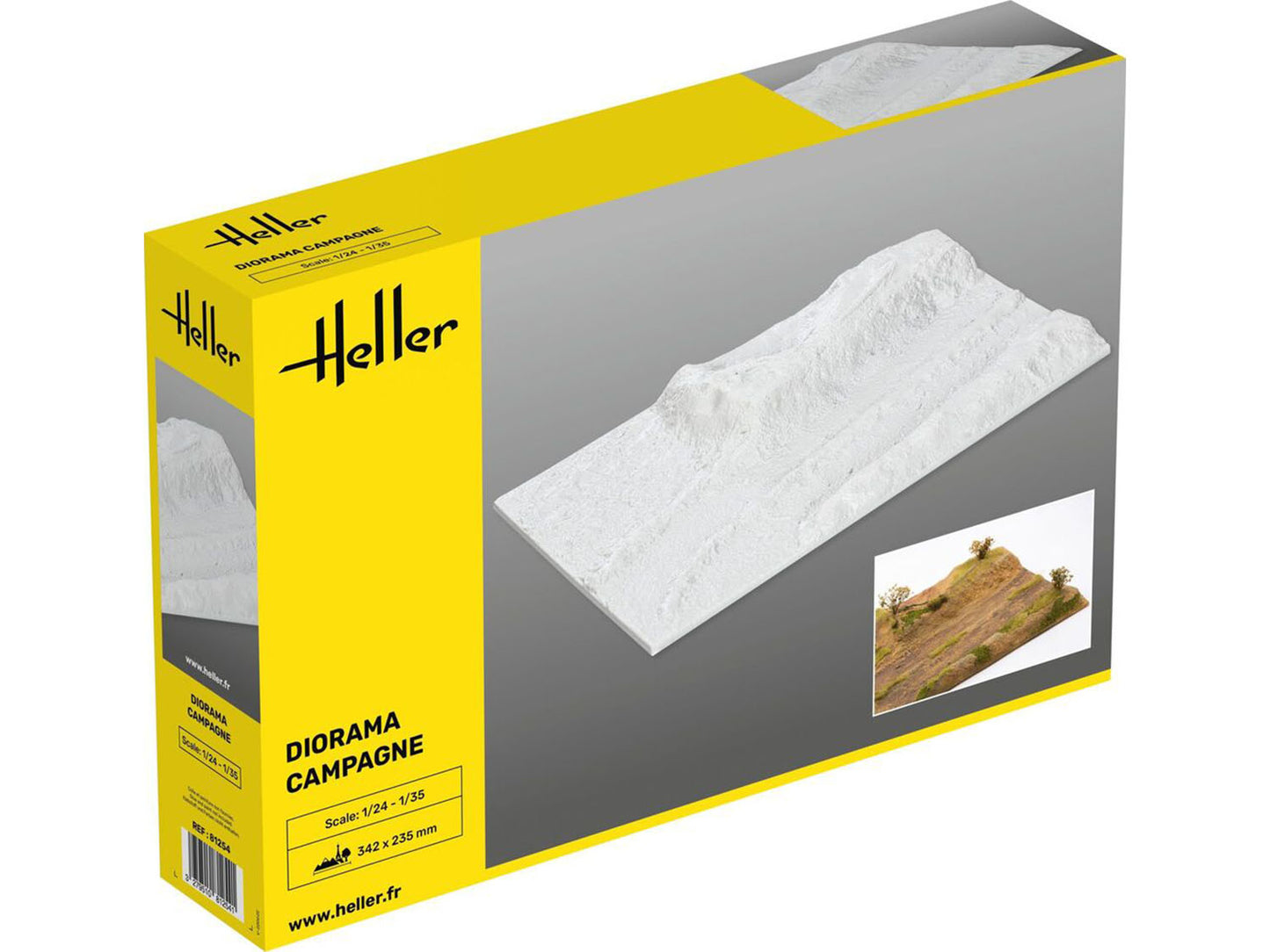 Heller 81254 Diorama Campagne Base 1:35 Model Kit Diorama