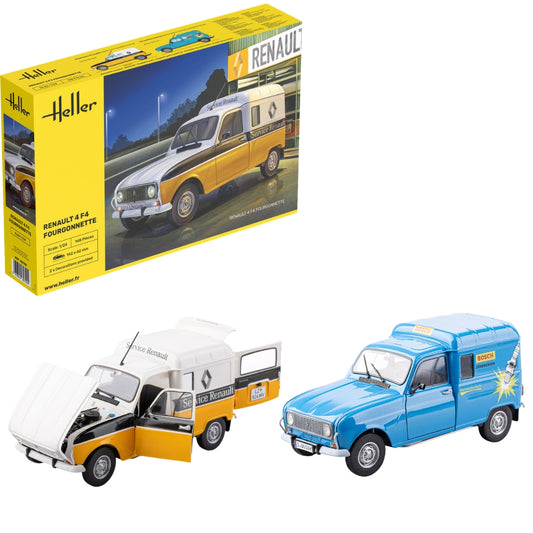Heller 82700 Renault 4 Fourgonette F4 1:24 Model Kit
