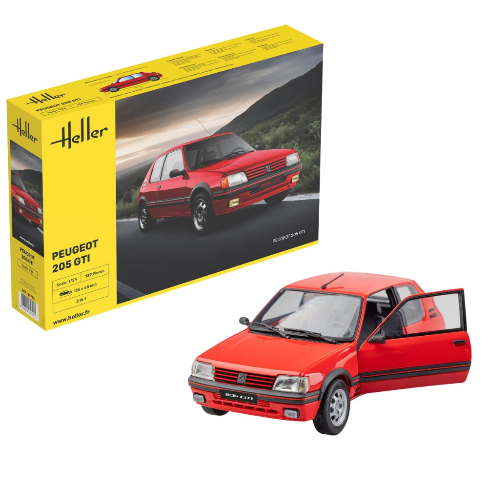 Heller 82705 Peugeot 205 GTI 1:24 Model Kit