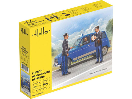 Heller 82751 French Police Officers 1:24 Model Kit