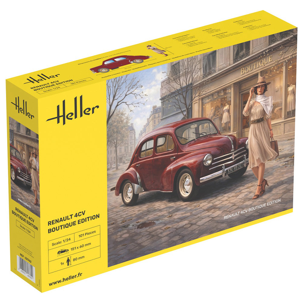 Heller 82762 Renault 4CV - Boutique Edition 1:24 Model Kit
