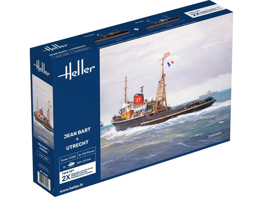 Heller 85602 Jean Bart & Utrecht Twin Set 1:200 Model Kit