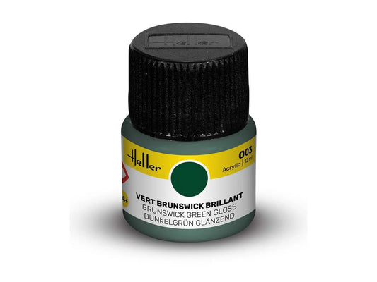 Heller 9003 003 Brunswick Green Gloss Acrylic Paint 12ml