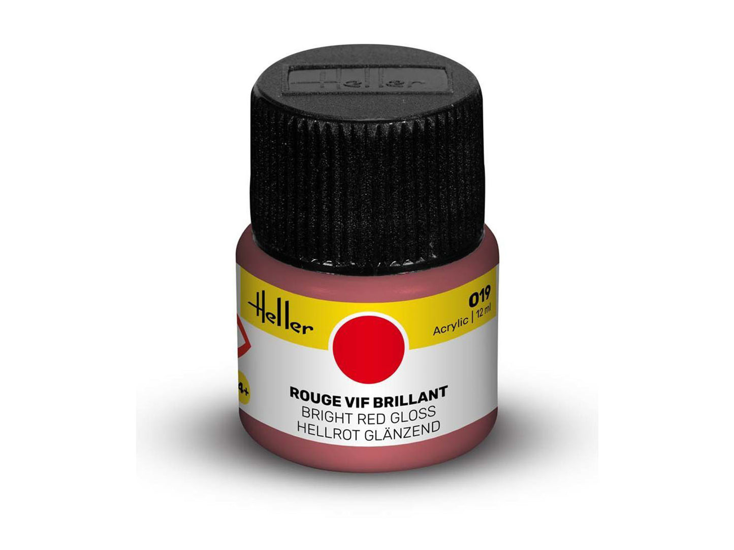 Heller 9019 019 Bright Red Gloss Acrylic Paint 12ml