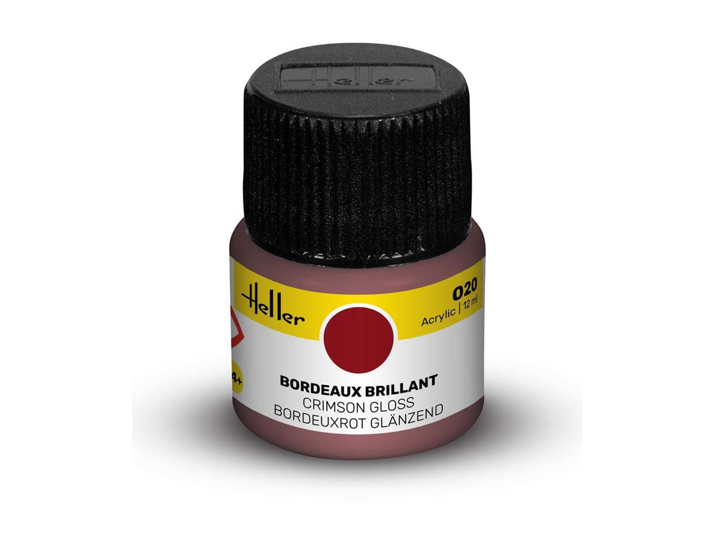 Heller 9020 020 Crimson Gloss Acrylic Paint 12ml
