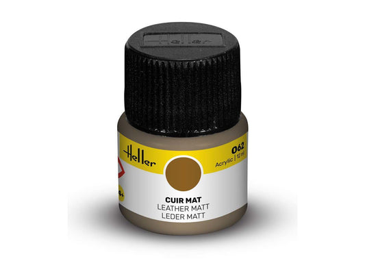 Heller 9062 062 Leather Matt Acrylic Paint 12ml