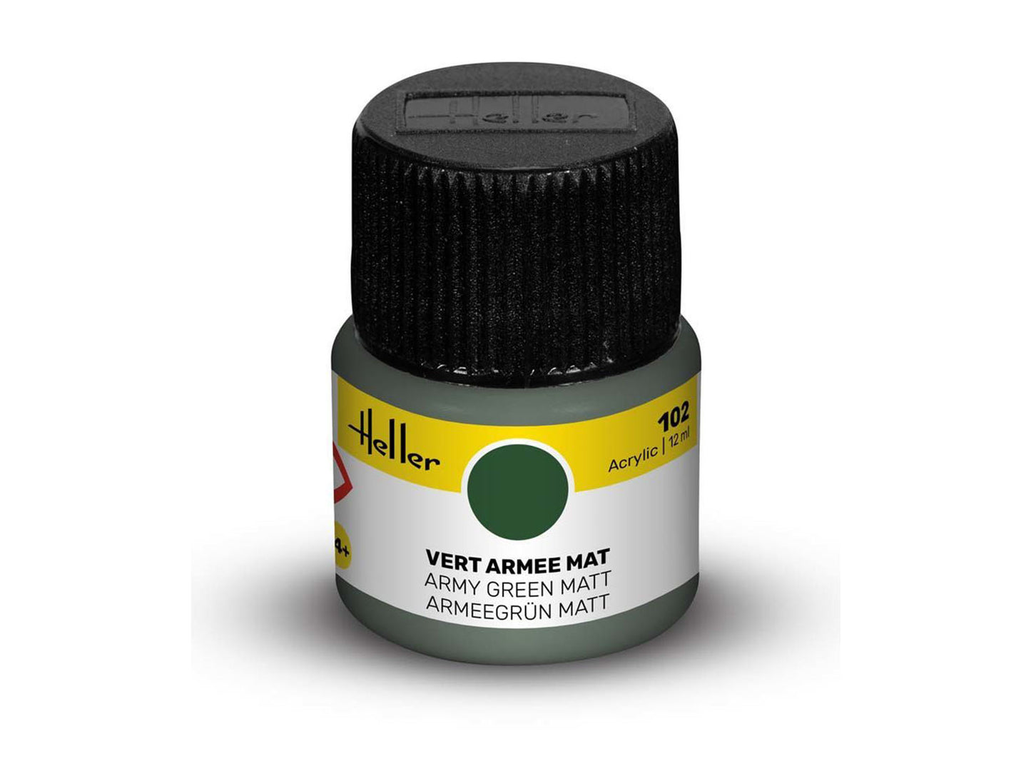 Heller 9102 102 Army Green Matt Acrylic Paint 12ml