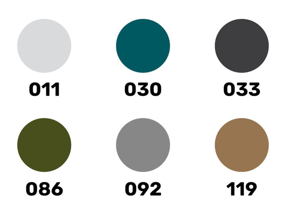 Heller 9400 Military Acrylic Paints (6) & Brush Set