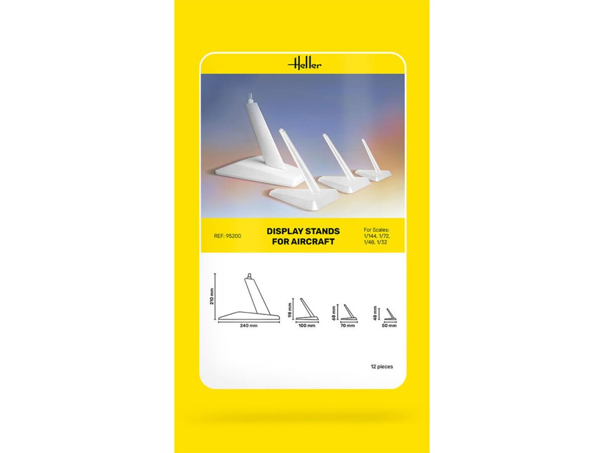 Heller 95200 Aircraft Display Stands Multi Scale
