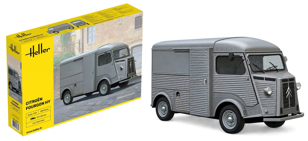 Heller Citroën HY van 1:24 model kit