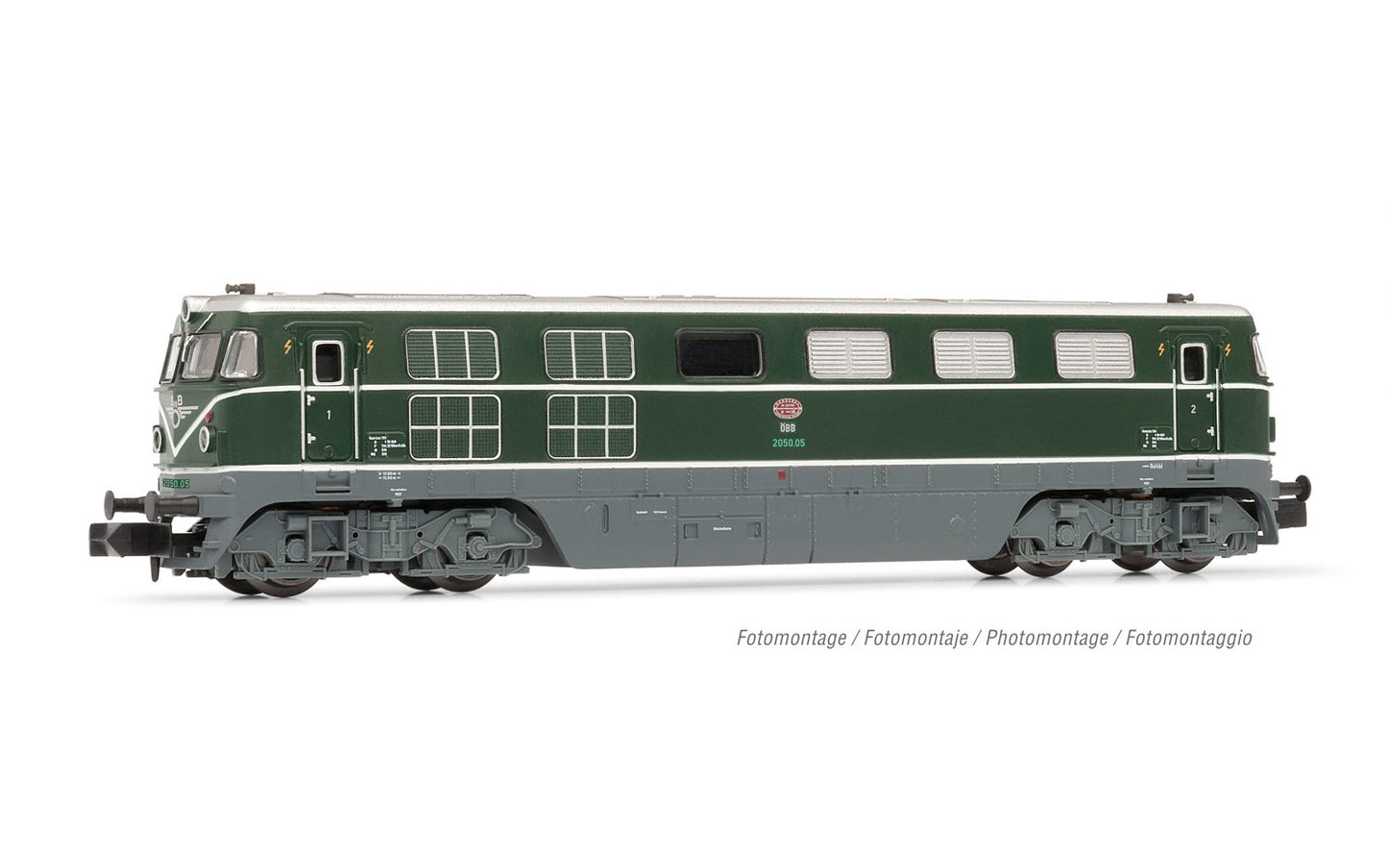 Arnold HIN2490 OBB Rh2050.05 Diesel Locomotive V N Gauge