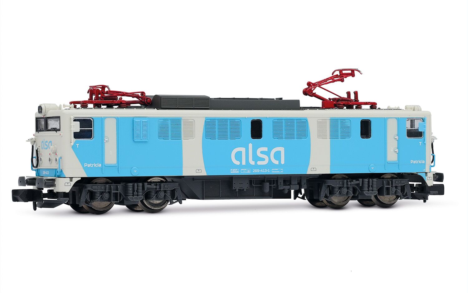 Hin Racing Models Arnold ALSA 269 Electric Locomotive White/Blue VI (DCC-Sound) HIN2610S ...