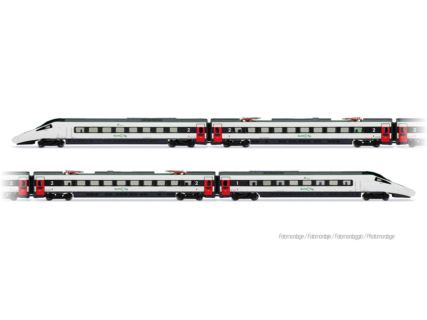 Hin Racing Models Arnold HIN2699 FS Trenitalia ETR 610 Eurocity 4 Car EMU VI N Gauge ...