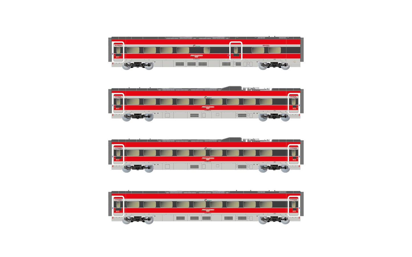 Arnold FS Trenitalia ETR 1000 Intermediate Car Set (4pcs) VI HIN3512 N Gauge