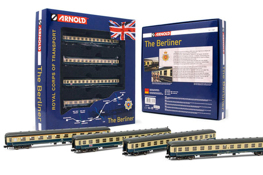 Arnold HIN4297 RCT The Berliner Coach Set (4) IV N Gauge