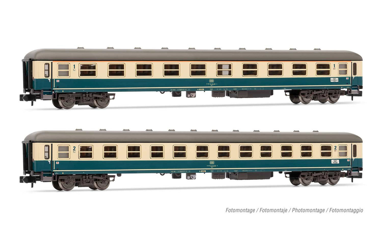 Arnold HIN4362  DB Am208/Bm233 1st/2nd Class Coach Set (2) IV N Gauge