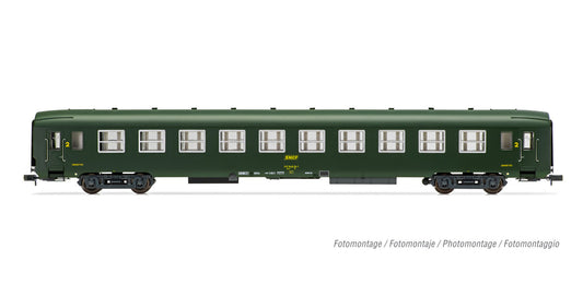 Arnold HIN4386  SNCF DEV AO Green w/Logo Coach IV N Gauge