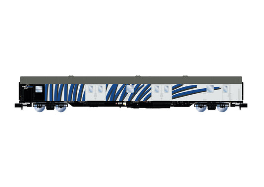Arnold Lokomotion Bogie Zebrawagen Grey/White VI HIN4426 N Gauge