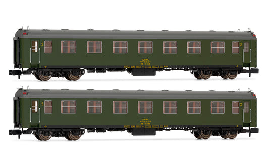 Arnold ALSA 6000 Coach Set Olive Green (2) VI HIN4455 N Gauge