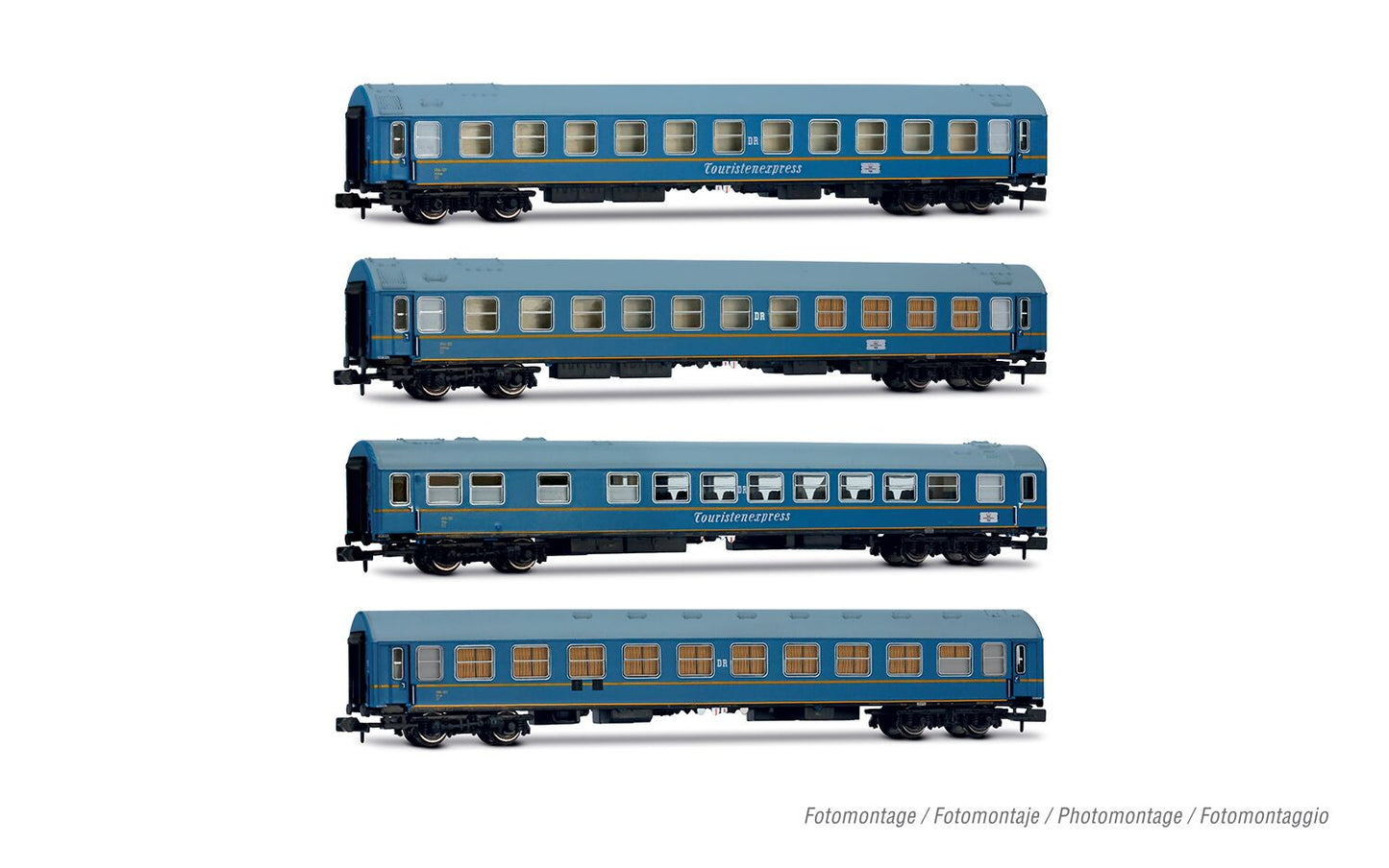 Arnold DR Tourex WR/SD/WLAB Coach Set (4pcs) III HIN4481 N Gauge