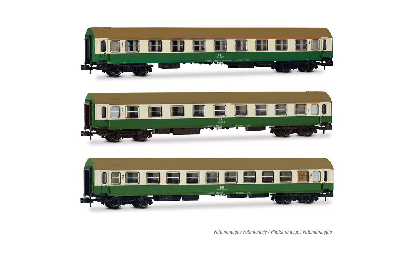 Arnold DR OSShD Type B A/AB/Bc Coach Set (3pcs) IV HIN4482 N Gauge