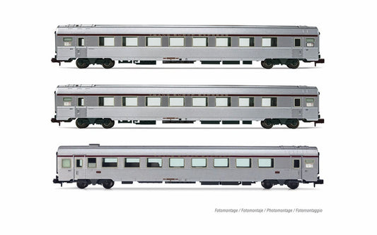 Arnold SNCF TEE Jules Verne Coach Set (3pcs) IV HIN4498 N Gauge