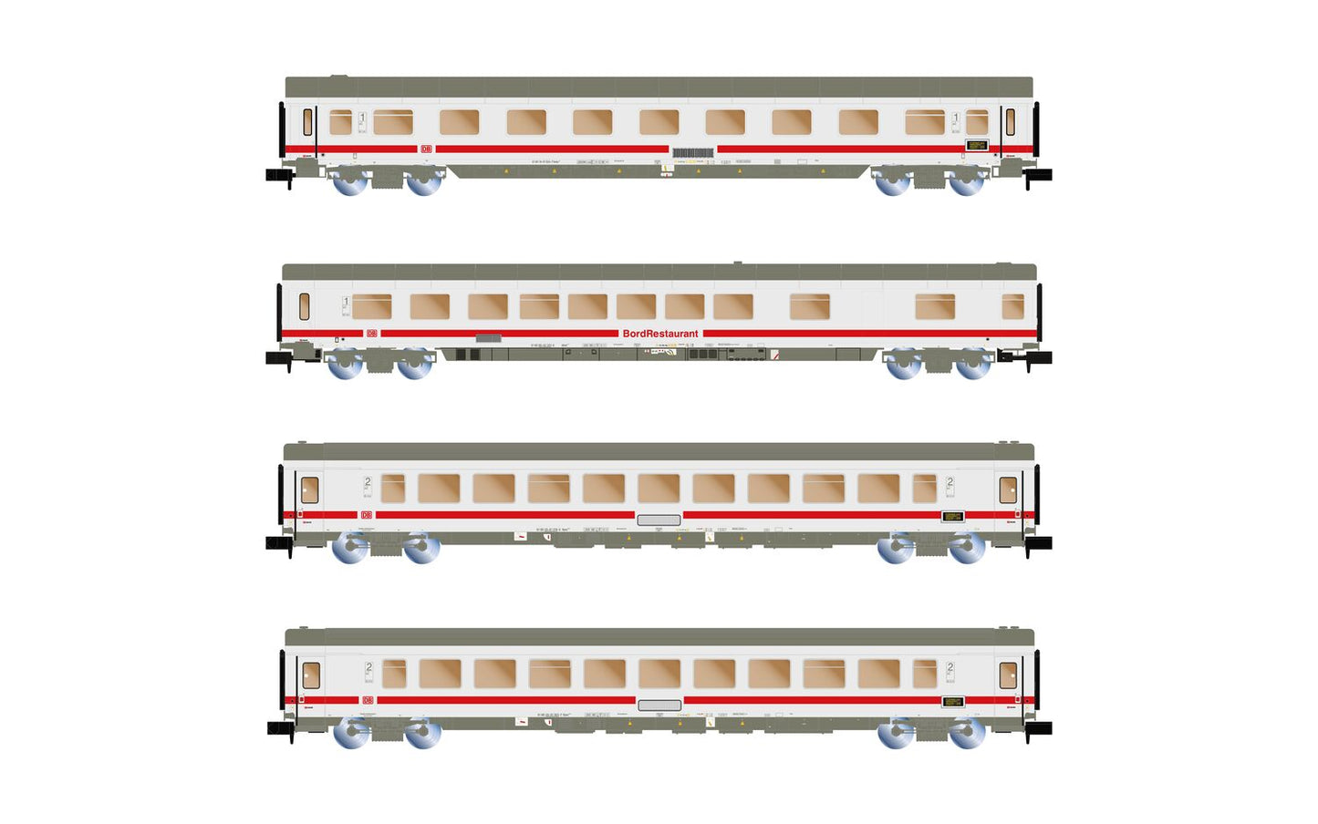 Arnold DBAG IC Wawel Hamburg-Berlin-Krakow Coach Set (4pcs) VI HIN4504 N Gauge