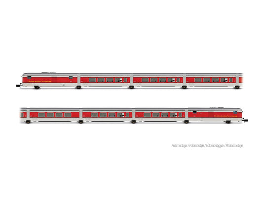 Arnold HIN4510 RENFE Talgo III RD TEE Catalan Talgo Coach Set (8) III N Gauge