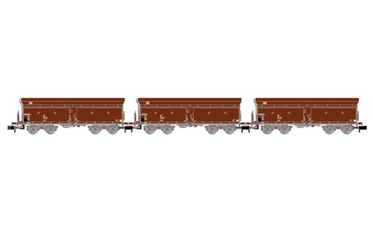 Arnold DBAG Fals164 Self Discharge Hopper Wagon Set (3) V N Gauge HIN6562