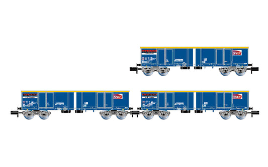Arnold SNCF Eamnos Open Wagon Set (3) VI N Gauge HIN6602