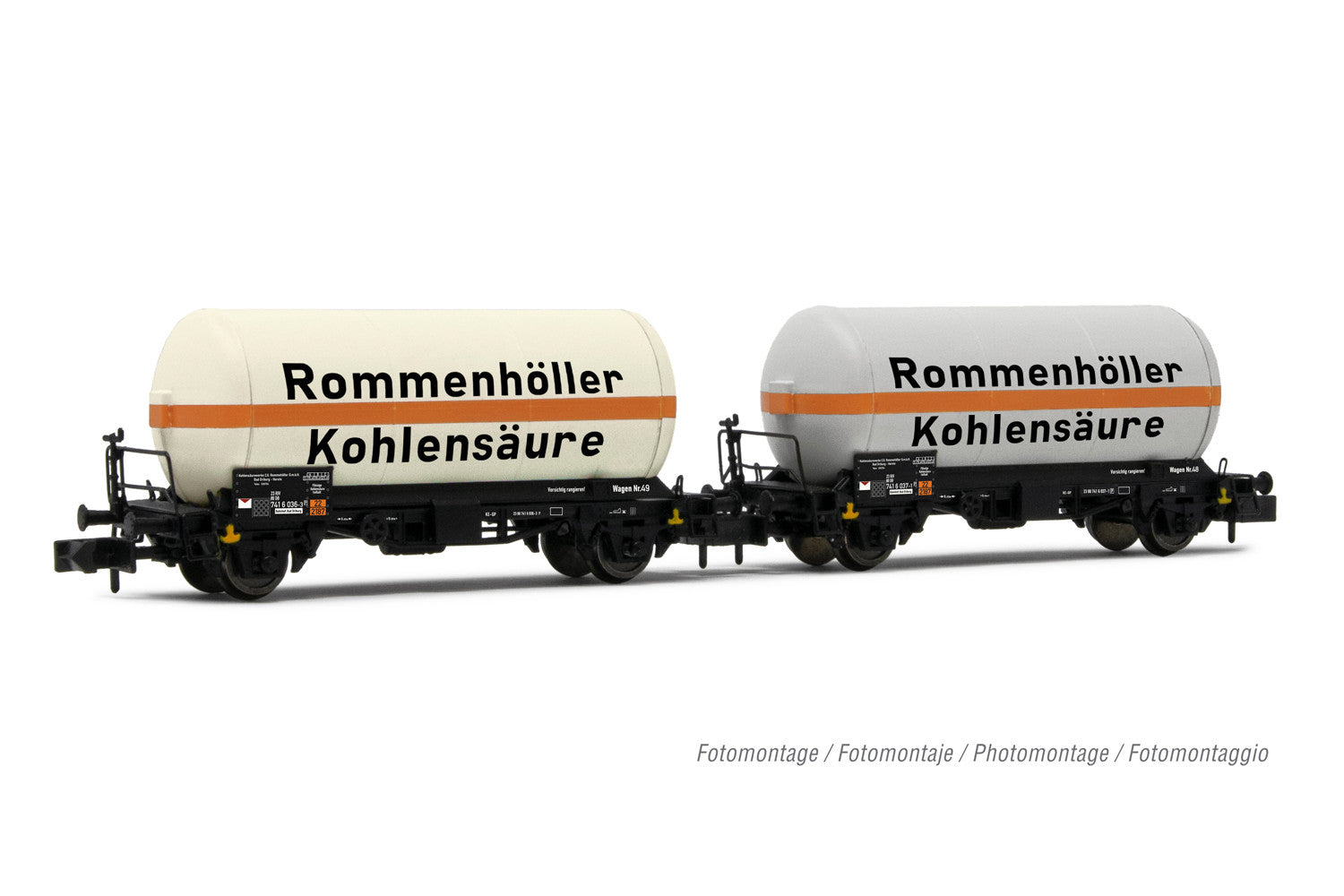 Hin Racing Models Arnold HIN6604 DB Rommenholler 2 Axle Gas Tank Wagon IV N Gauge ...