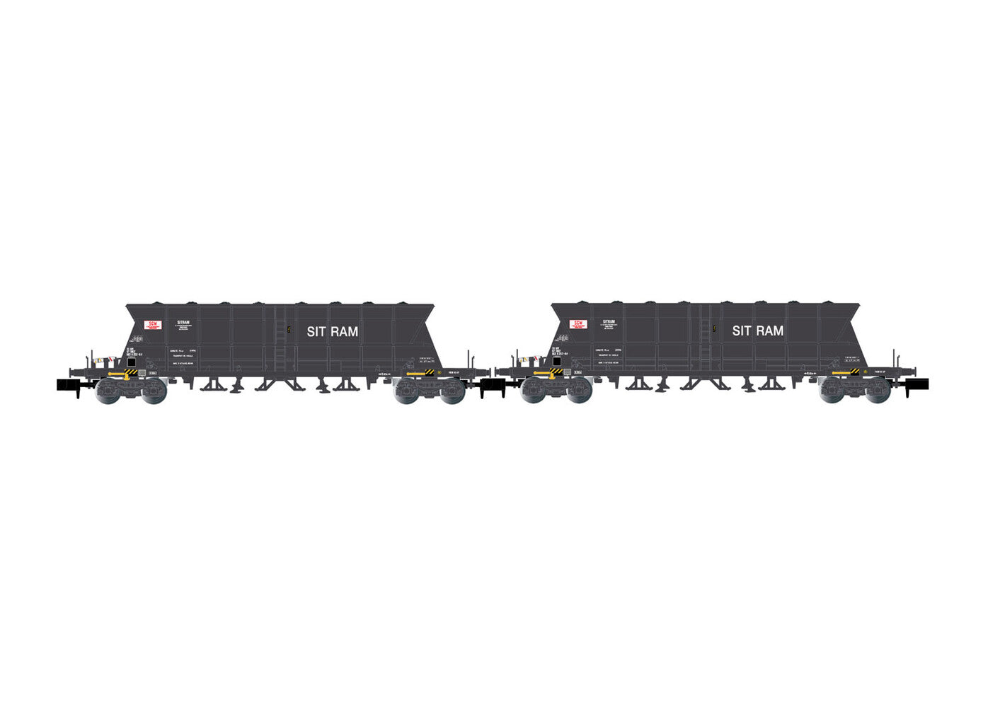 Arnold SNCF Faoos Bogie Hopper SGW/Stemi Set (2) IV HIN6616 N Gauge