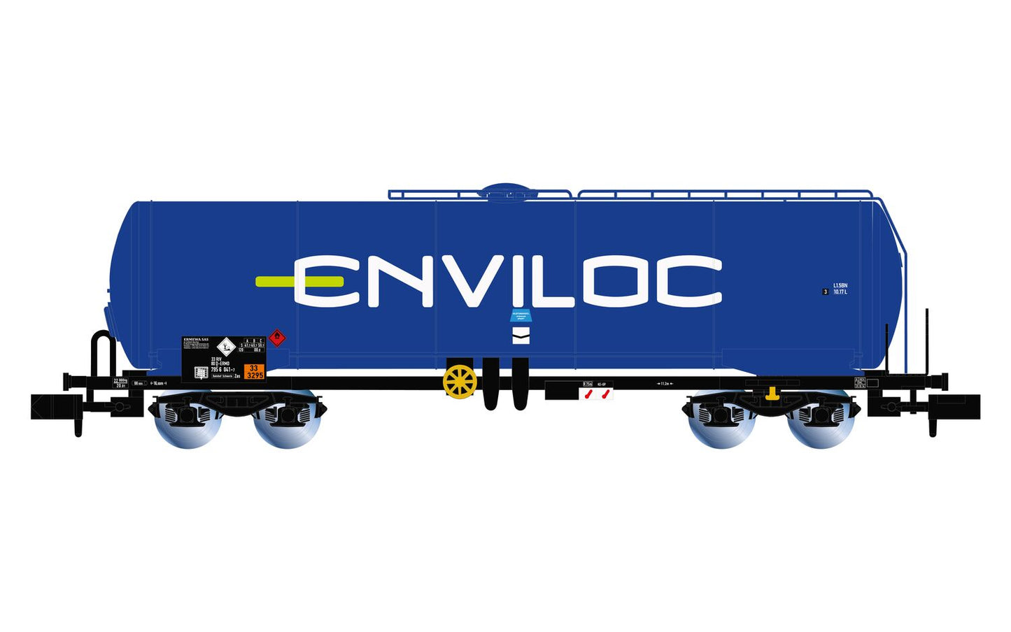 Arnold D-ERMD Enviloc 4 Axle Tank Wagon Blue VI HIN6635 N Gauge