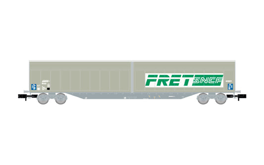 Arnold SNCF Fret Habbins Bogie Sliding Wall Wagon IV HIN6636 N Gauge