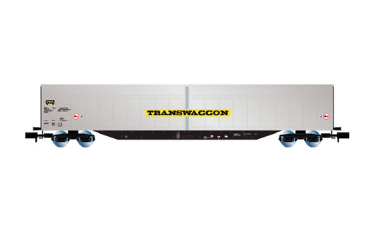 Arnold CH-TWA Habbins Sliding Wall Wagon Transwaggon Silver/Bk VI HIN6638 N Gauge