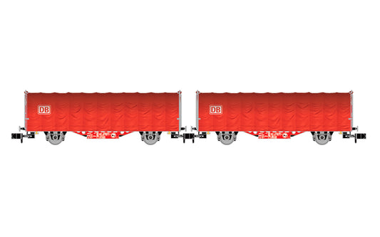 Arnold DB Kiljs Tarpaulin Wagon Set (2) V N Gauge HIN6699