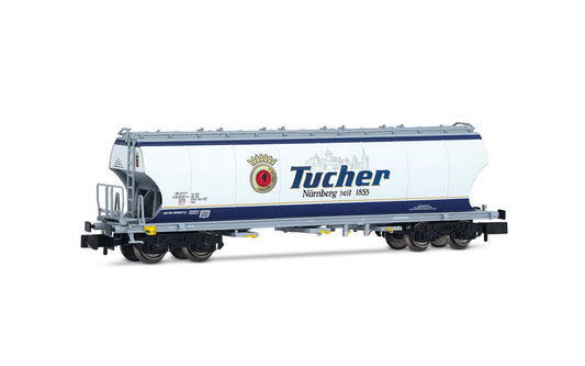 Arnold Tucher 4 Axle Cereal Hopper Light Blue V HIN6708 N Gauge