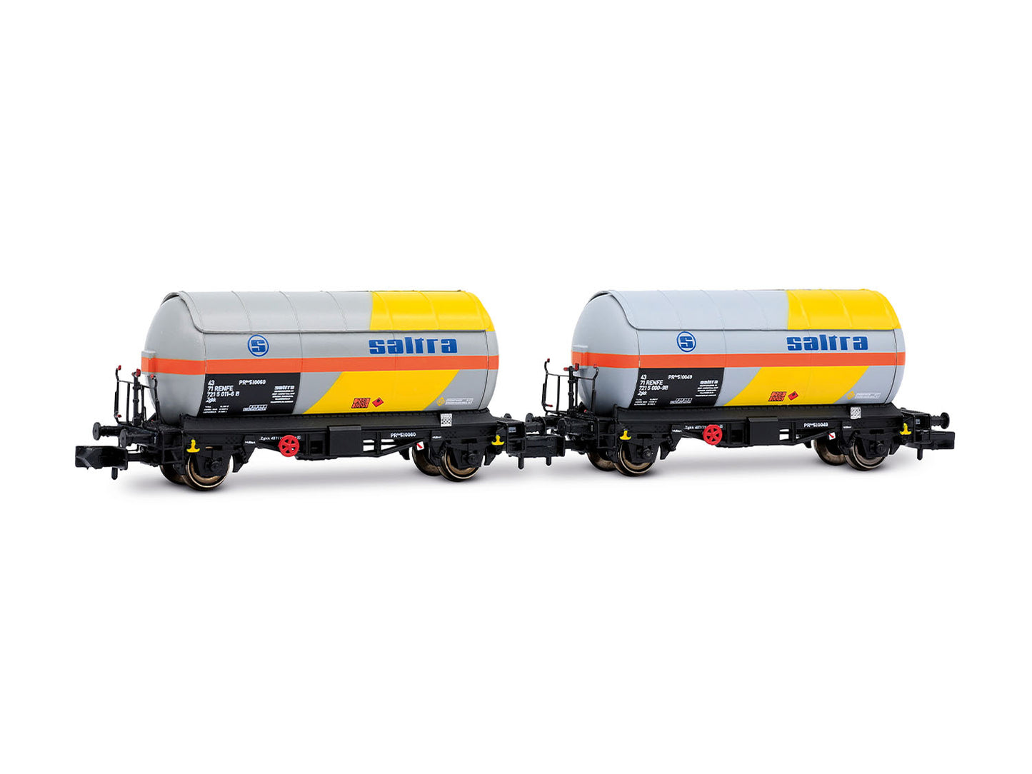 Arnold HIN6721 RENFE PR Saltra Tank Wagon Set (2) IV N Gauge