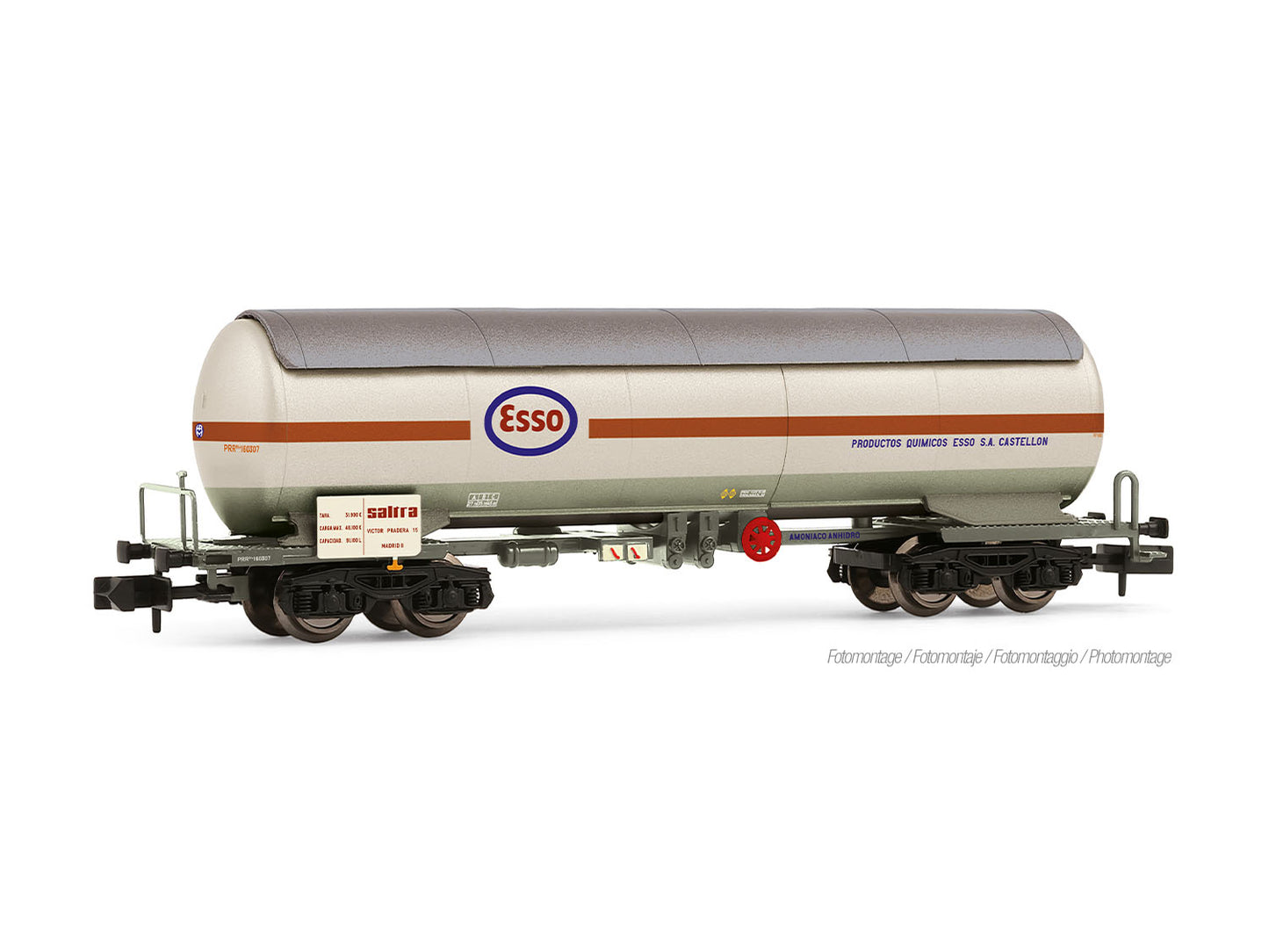 Arnold HIN6724 RENFE PRR Esso Ammonia Tank Wagon III N Gauge