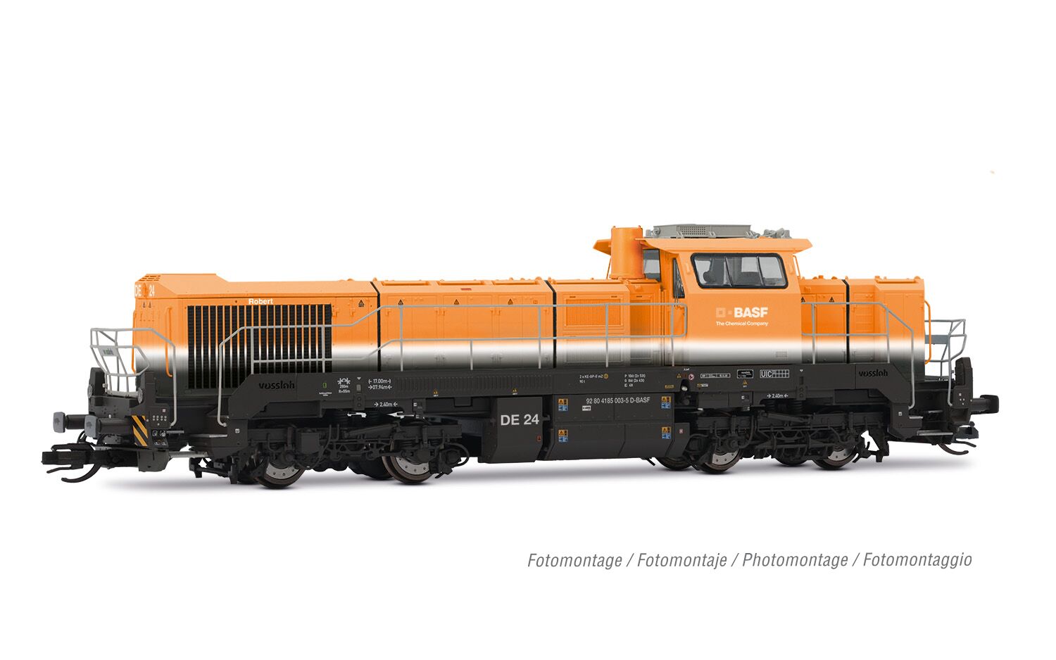 Hin Racing Models Arnold BASF DE18 Diesel Locomotive VI HIN9072 TT Gauge – Jadlam Toys ...
