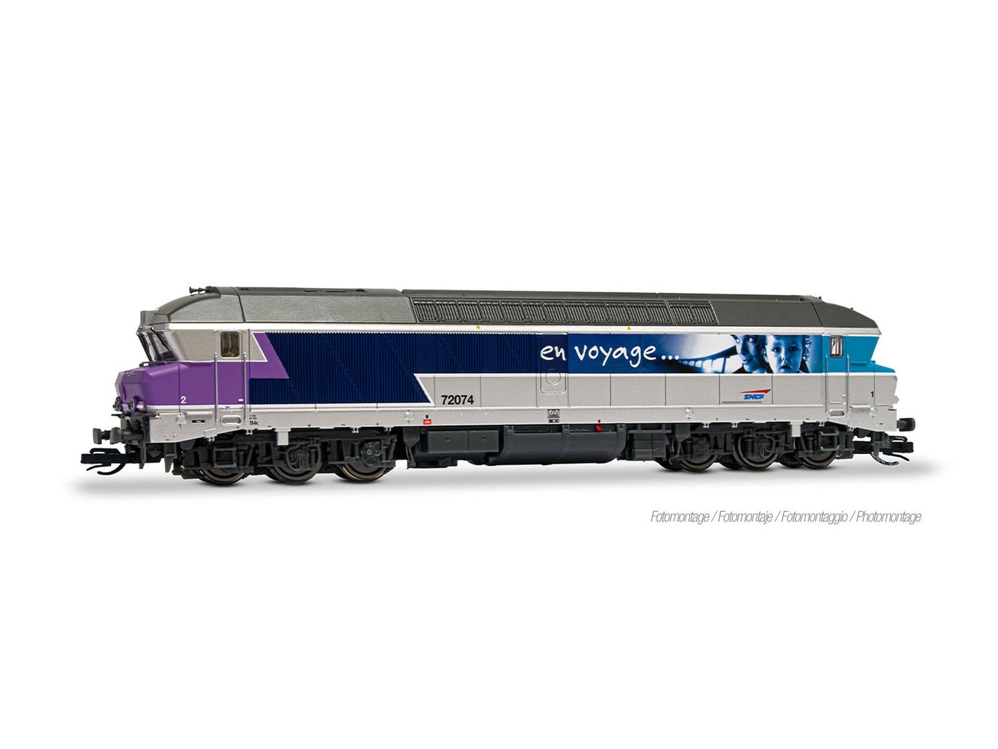Arnold HIN9087 SNCF CC 72074 En Voyage Diesel Locomotive V TT Gauge