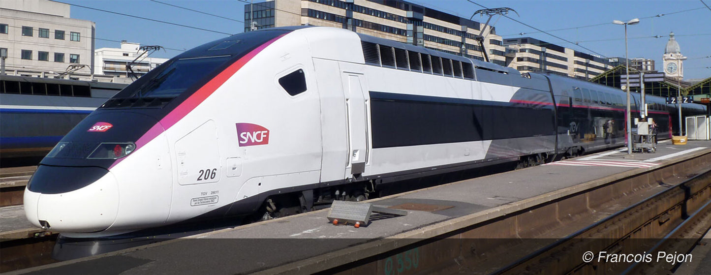 Jouef SNCF TGV Duplex Carmillon 4 Car EMU VI (DCC-Sound) HJ2451S HO Gauge