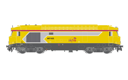 Jouef SNCF Infra BB 667548 Diesel Locomotive VI (DCC-Sound) HO Gauge HJ2465S