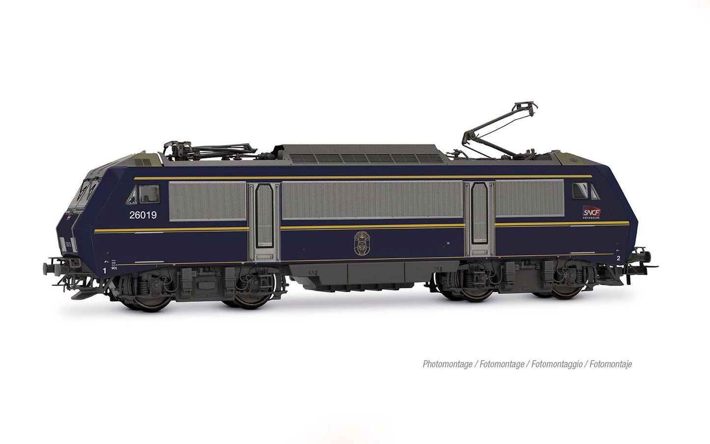 Jouef SNCF BB 26019 Trains Speciaux Electric Locomotive VI HJ2468 HO Gauge