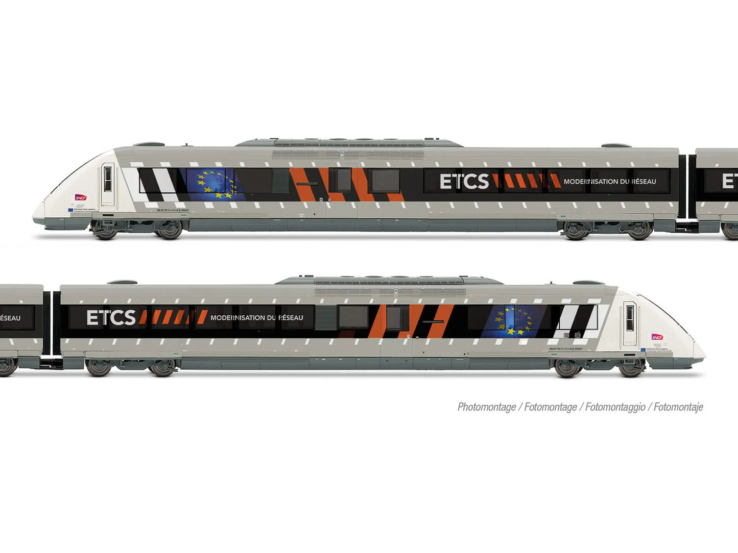 Jouef SNCF X 72500 ETCS Test 2 Car DMU VI HO Gauge HJ2481