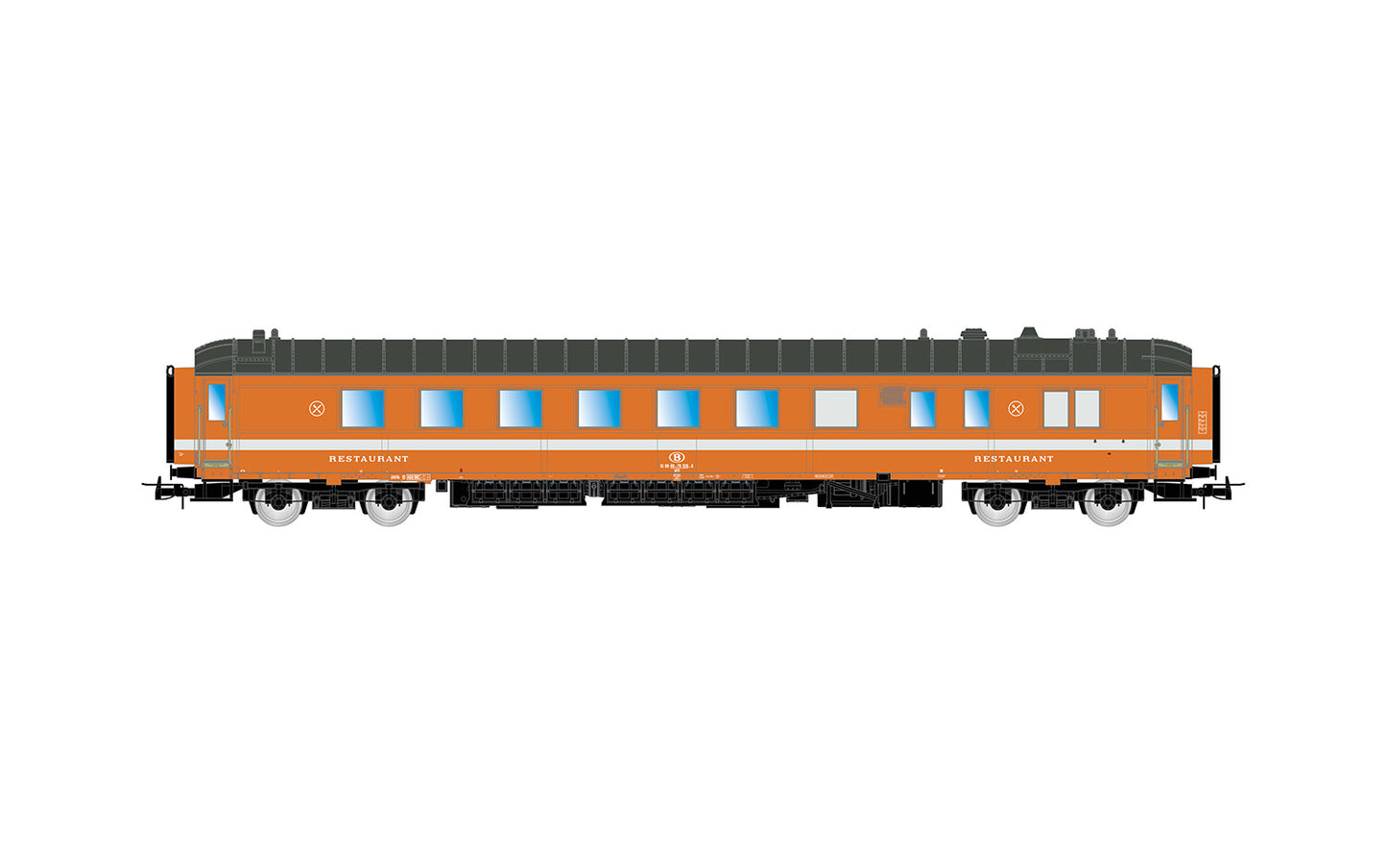 Jouef SNCB (ex-CIWL) WR Restaurant Coach IV HO Gauge HJ4173