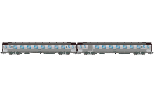 Jouef SNCF DEV Inox Coach Set (2) IV HO Gauge HJ4176